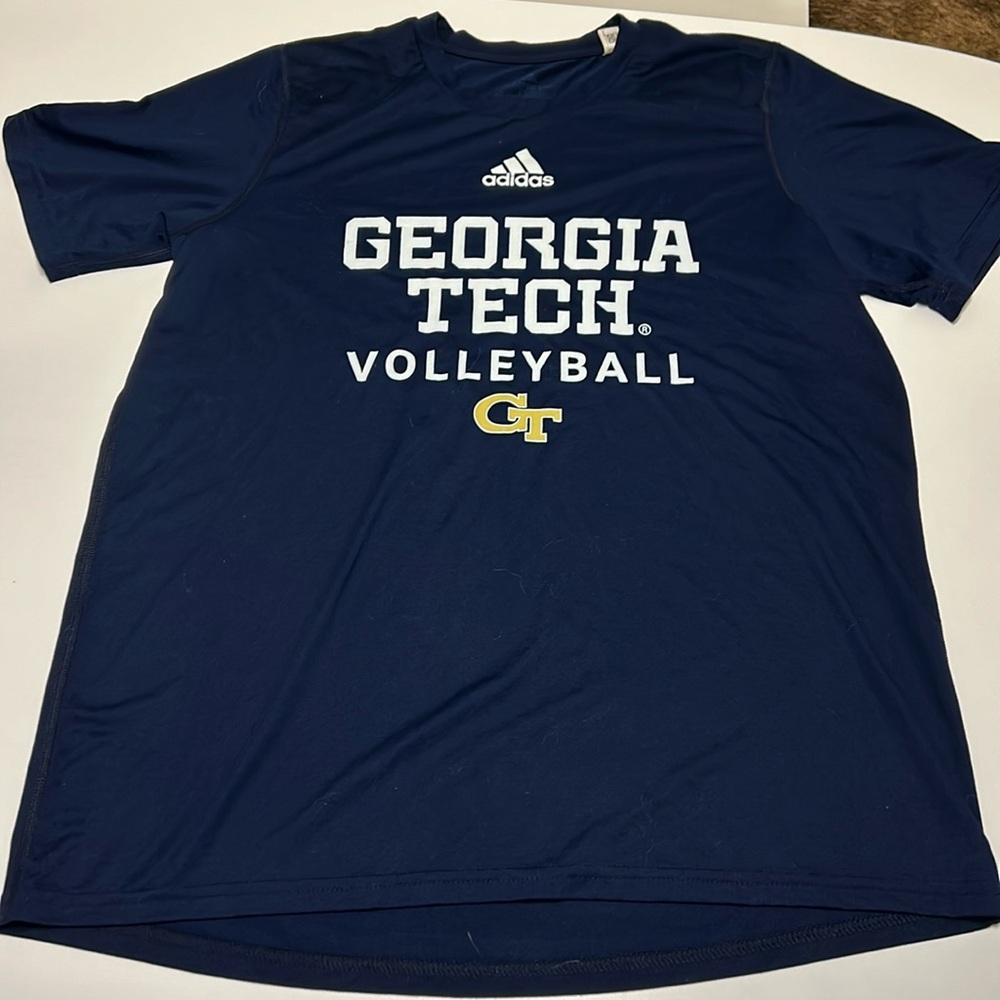 Georgia Tech volleyball adidas T-Shirt.  Adidas Georgia tech Creator Tee Large